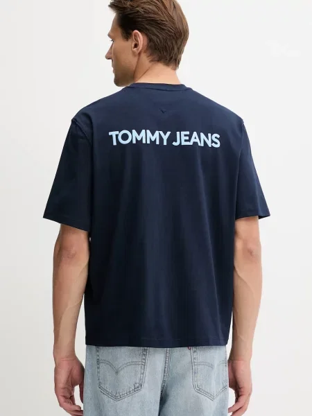 Tommy Jeans kratka majica modra