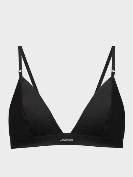 Без подкладки бюстгальтер Calvin Klein черный