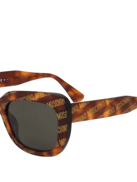 Ochelari de soare Moschino cu imagine maro