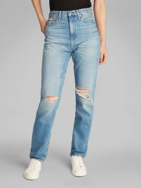 Rifle Calvin Klein Jeans modrá