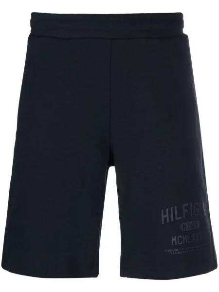 Pantaloni scurți Tommy Hilfiger cu imagine albastru