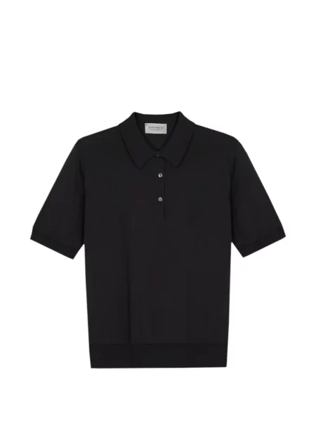 Scurt tricou polo John Smedley albastru