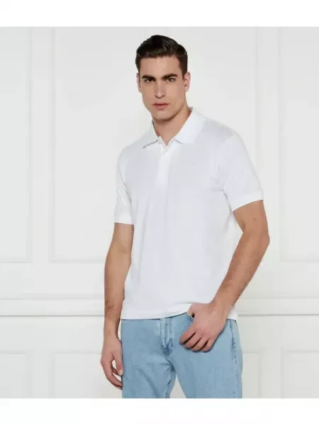 Guess Jeans Tenisz póló EMBRO fehér