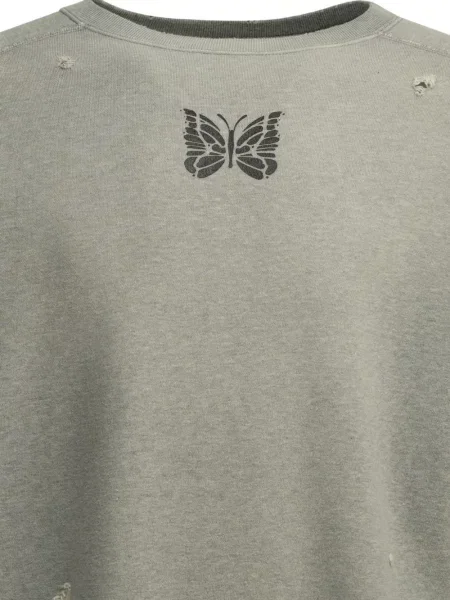 Hanorac Needles zdrențuiți gri