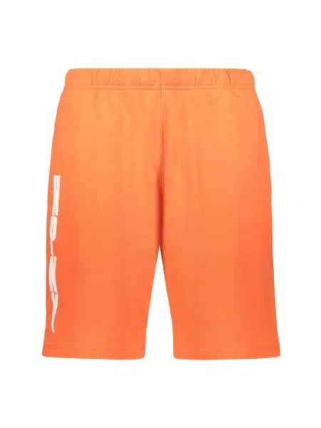 Bermudy Heron Preston z logo pomarańczowe