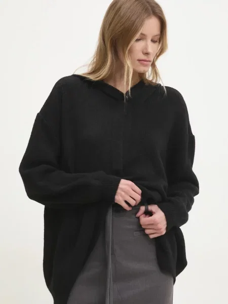 Жилетка с вълна Answear Lab черно