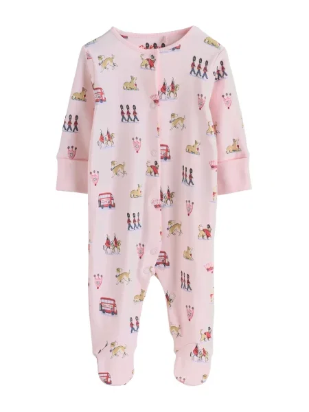 Next Pijamale Cath Kidston London bej / roz / roșu negru