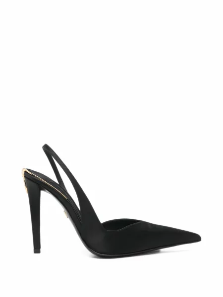 Pantofi cu toc Giuseppe Zanotti slingback negru