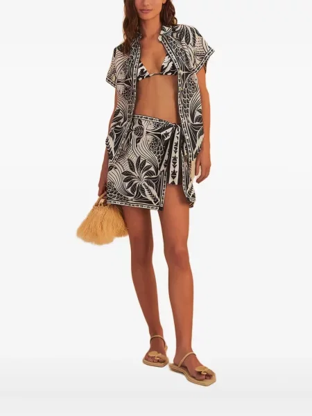 Koszula Farm Rio z nadrukiem biała