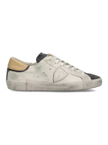 Buty do tenisa Philippe Model zamszowe do tenisa białe