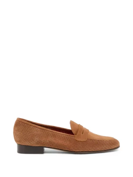 Pantofi loafer Carel Paris din piele de căprioară maro