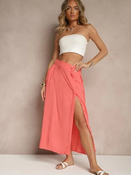 Fustă Galmira portocalie