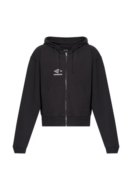 Hanorac cu glugă Umbro cu broderie negru