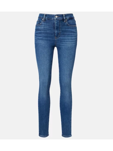 Blugi skinny Frame skinny fit albastru
