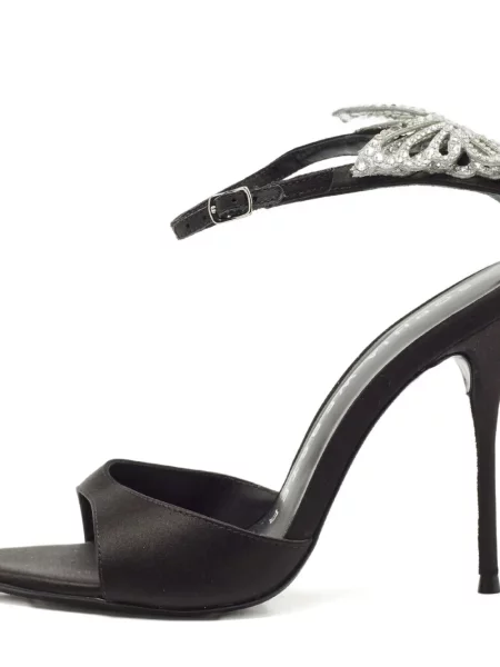 Sandale Sophia Webster de cristal negru