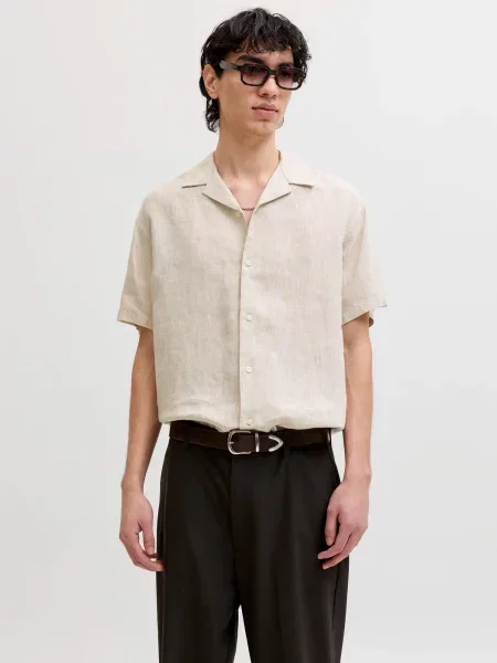 JACK & JONES Srajca JPRBLALAWRENCE svetlo siva