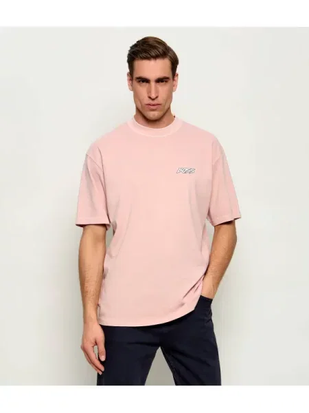 BOSS ORANGE Tricou Te_SurfWash | Relaxed fit roz