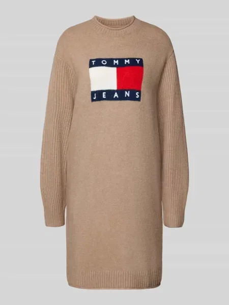 Sukienka o kroju relaxed fit z dzianiny z dodatkiem wełny Tommy Jeans