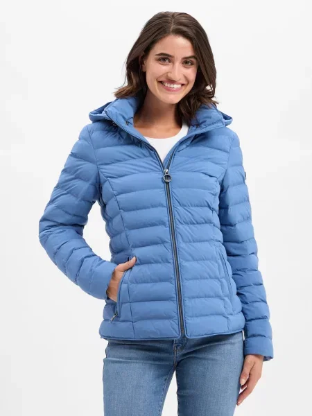 Wellensteyn kurtka funkcjonalna Włochy Kaptur Kobiety jednolity S niebieski