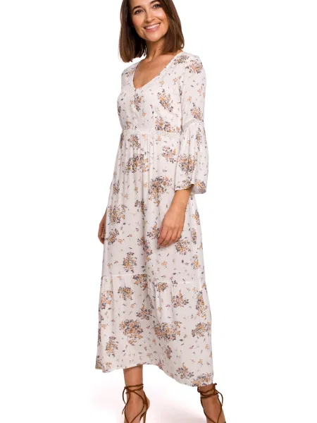 Sukienka maxi Stylove szara