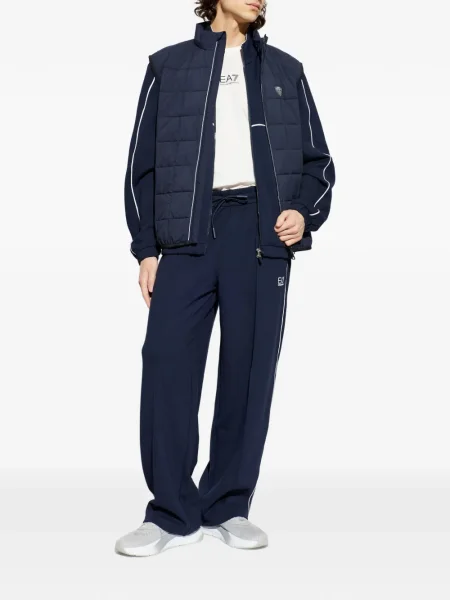 Marškinėliai Ea7 Emporio Armani apvaliu kaklu balta