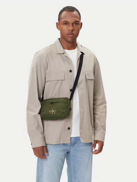 Calvin Klein Ľadvinka Bold Camera Bag zelená