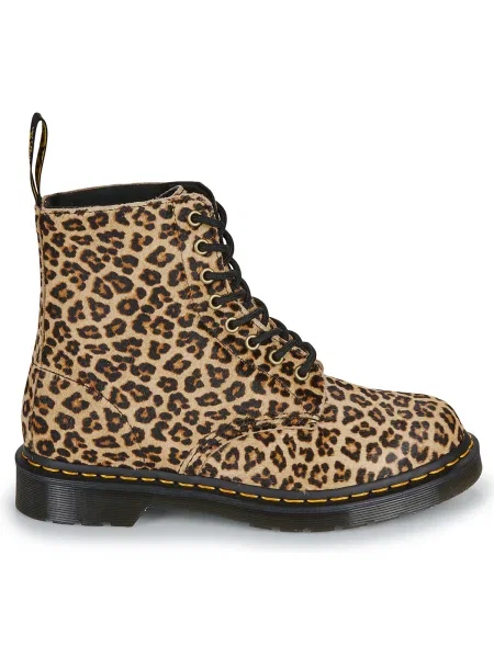 Pantofi Dr. Martens cu model leopard negru