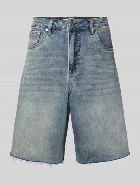 Szorty jeansowe Wide Leg w fasonie Gestuz niebieskie