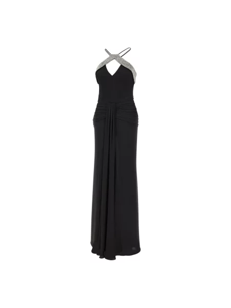 Drapowana sukienka Rebecca Vallance drapowany czarny