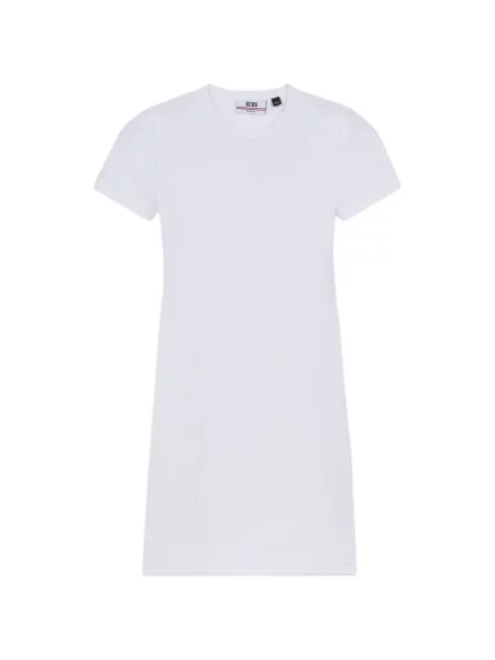 Rochie mini Gcds cu autograf alb