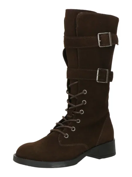STEVE MADDEN Cizme cu șireturi Zoey închis maro