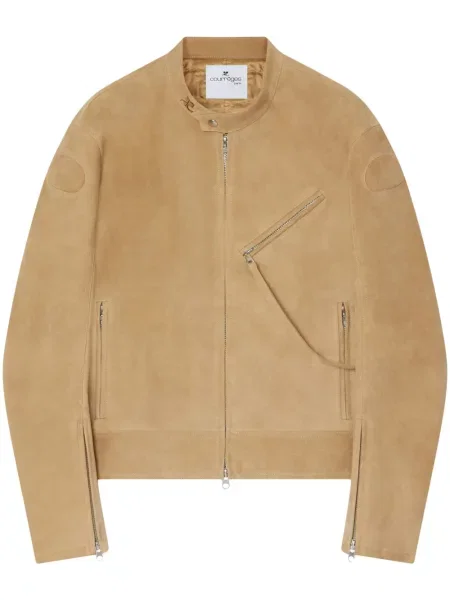Geanta de piele Courreges maro