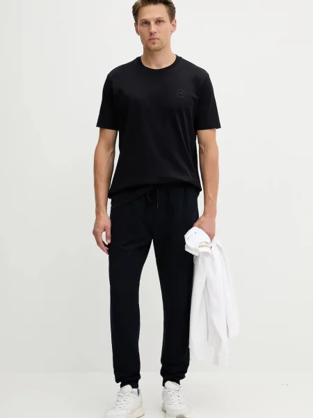 Футболка Paul&Shark Knitwear однотонна синій