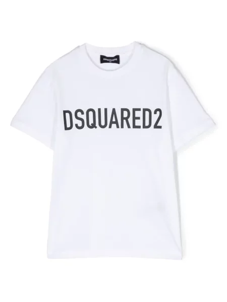 Koszulka dziecięca Dsquared2 biała