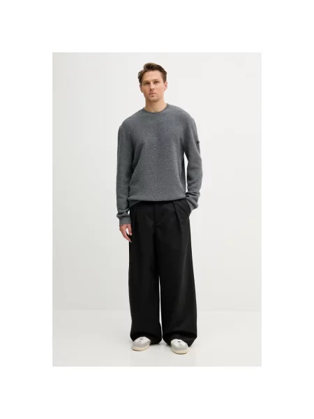A.P.C. sweter wełniany pull thomas szary