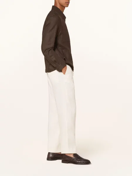 Reiss Kalhoty Barges Slim Fit V Joggingovém Stylu režná