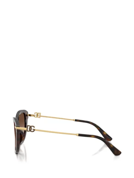 Sunčane naočale mačje oči Dolce & Gabbana Eyewear smeđa