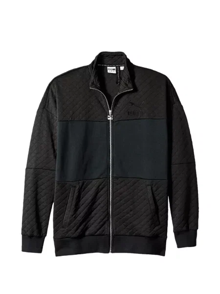 Matlasat geacă Puma retro negru