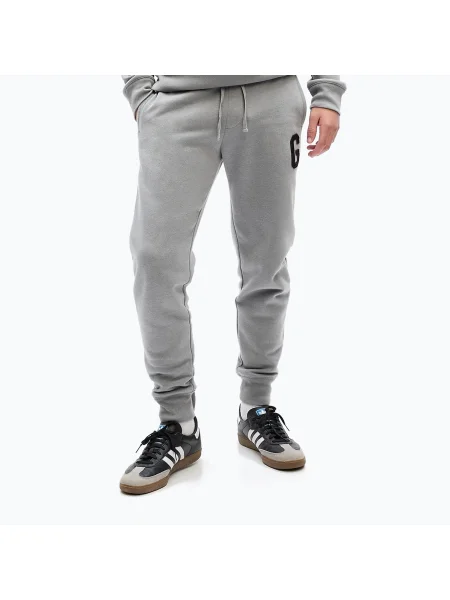 Мъжки панталони GAP Logo Jogger pilot сиви