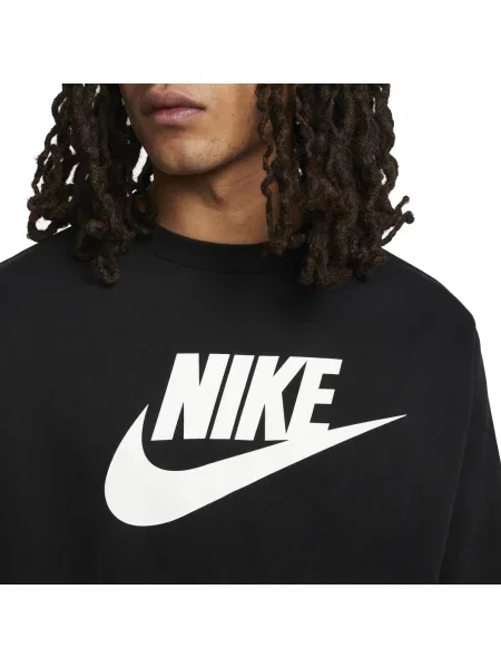 Fleecová fleecová mikina Nike čierna