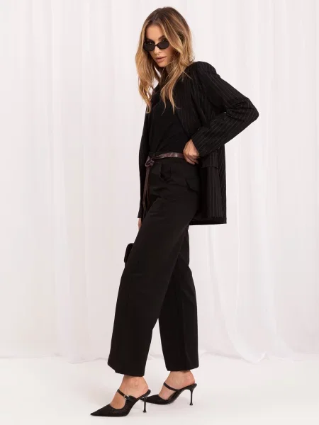 Hlače Italy Moda crna