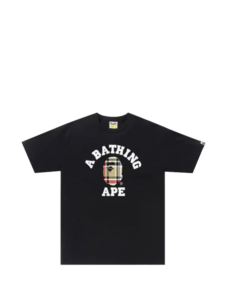 Póló A Bathing Ape® nyomtatás fekete