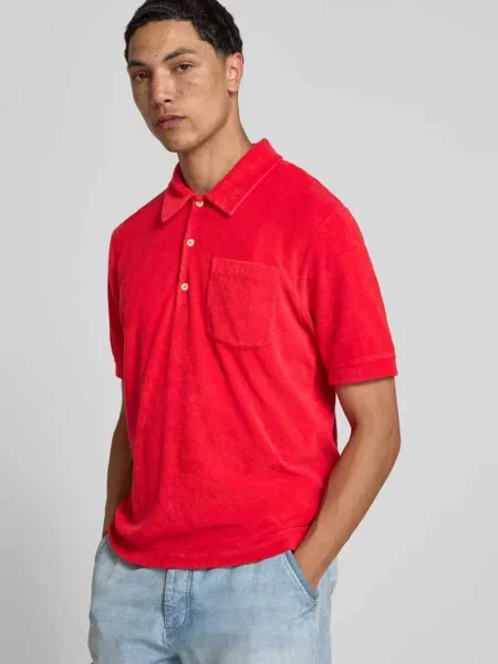 Koszulka polo o kroju regular fit z mieszanki bawełny Closed