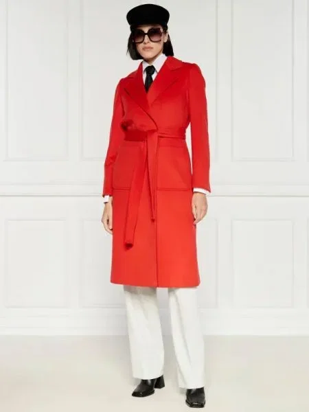 MAX&Co. De lână palton roșu