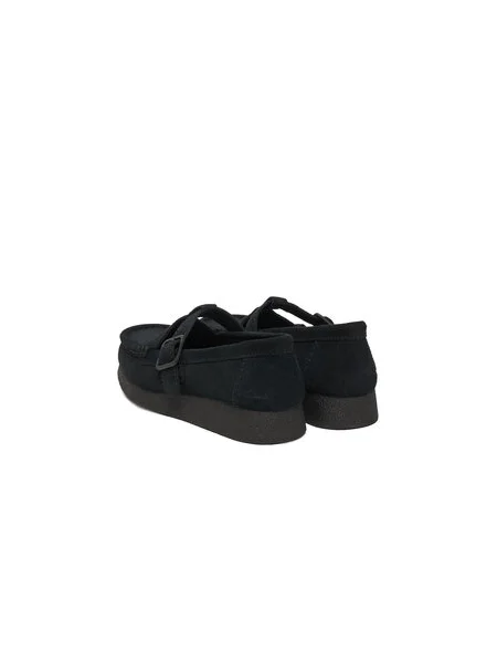 Poltopánky Clarks WallabeeEVOBar čierna