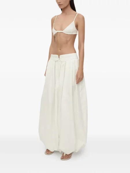 Spodnie Christopher Esber zwężane białe