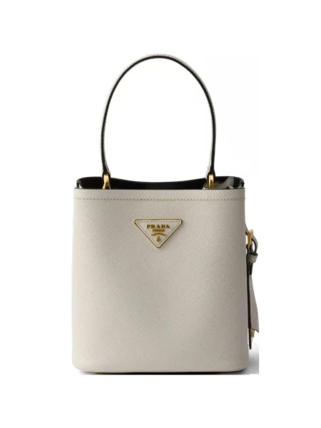 Geantă Prada din piele gri