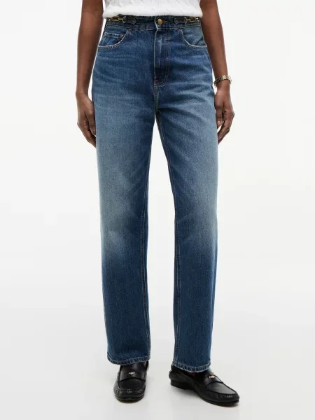 TOMMY HILFIGER Jeans Cam închis albastru