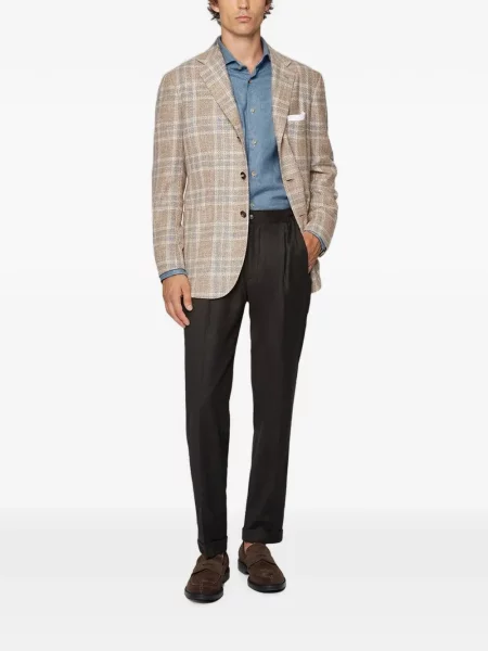 Pantaloni Kiton maro