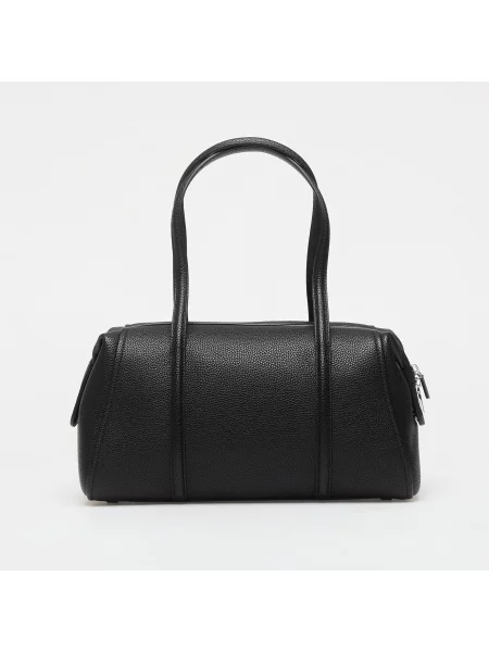 Kabelka Calvin Klein Emblem Hw Pebble Doctor Shoulder čierna
